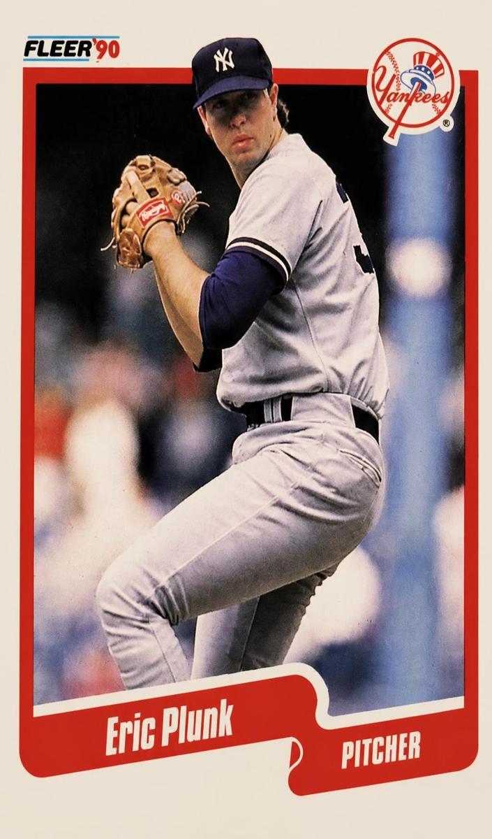 Eric Plunk 1990 Fleer Baseball