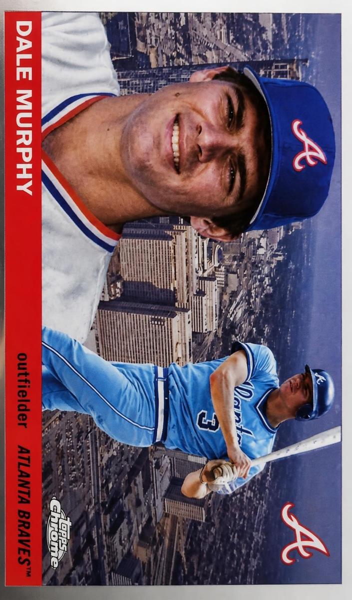2025 Topps Chrome Platinum 1955 City Variation Dale Murphy #55CV-8 card