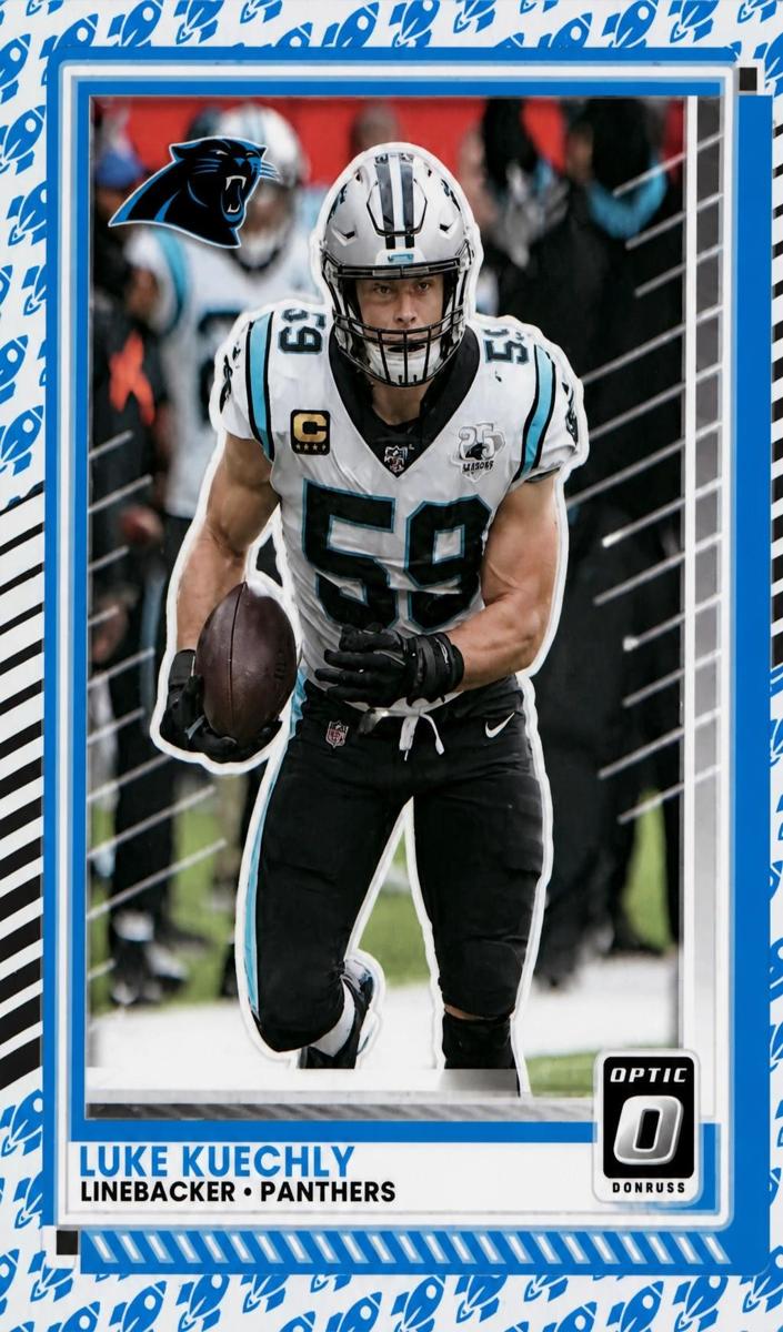 Luke Kuechly 2025 Donruss Optic Football card