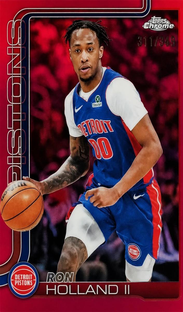 Ron Holland II 2025-26 Topps Chrome Basketball card