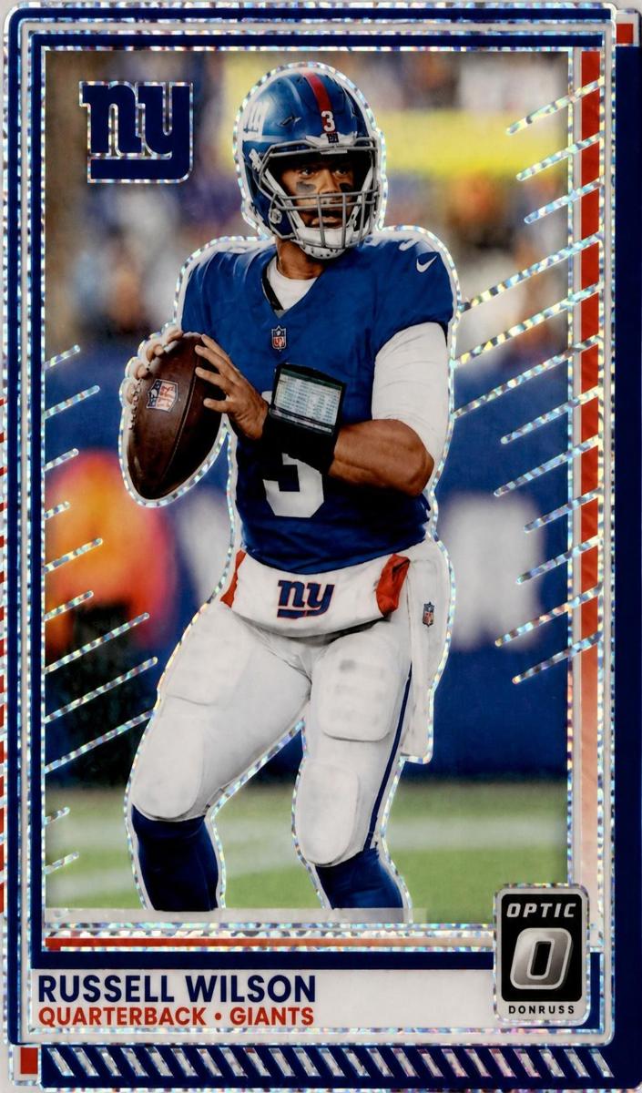 Russell Wilson 2025 Donruss Optic Football card