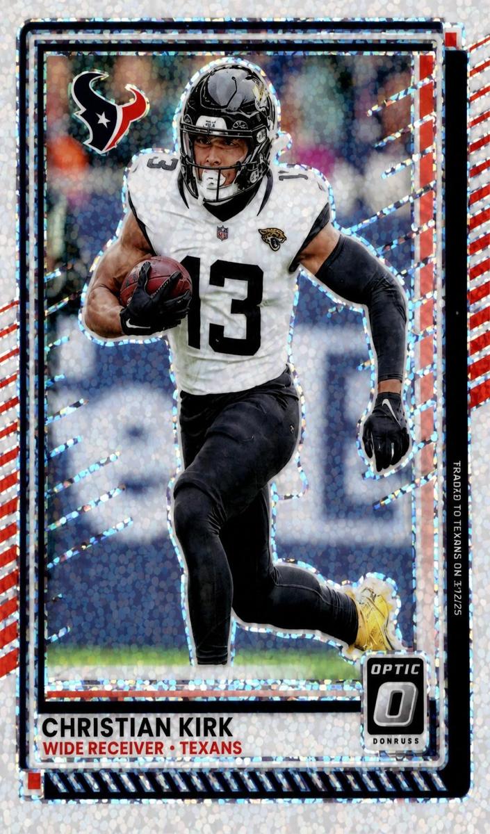 Christian Kirk 2025 Donruss Optic Football card