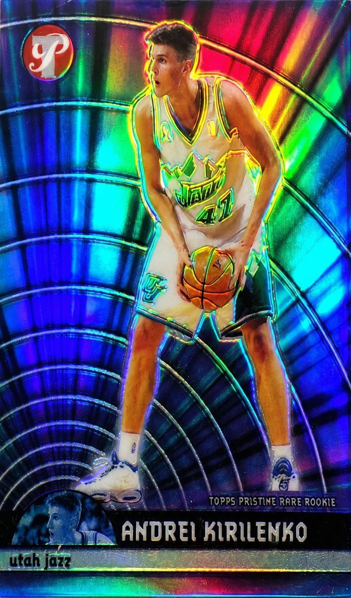 2001 Topps Pristine Andrei Kirilenko #107 card