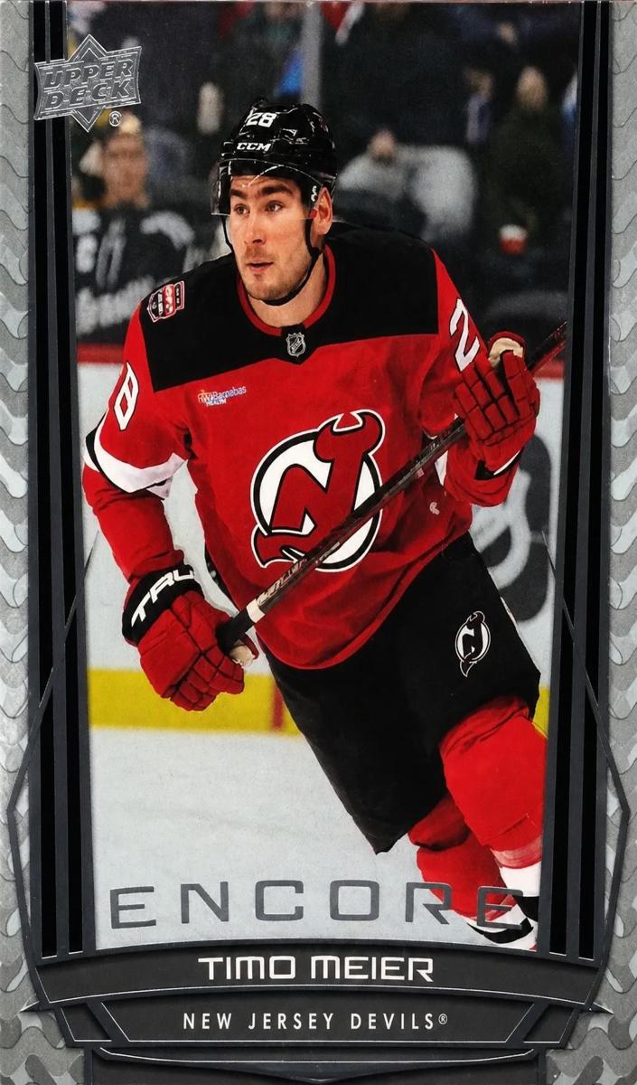 2025 Upper Deck Timo Meier #E-18 card