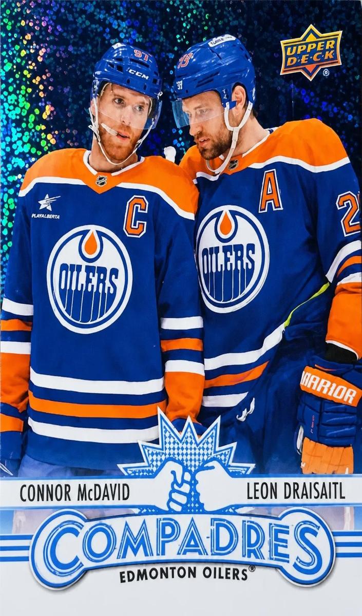 2025 Upper Deck Connor McDavid / Leon Draisaitl [Speckle] #CM-2 card