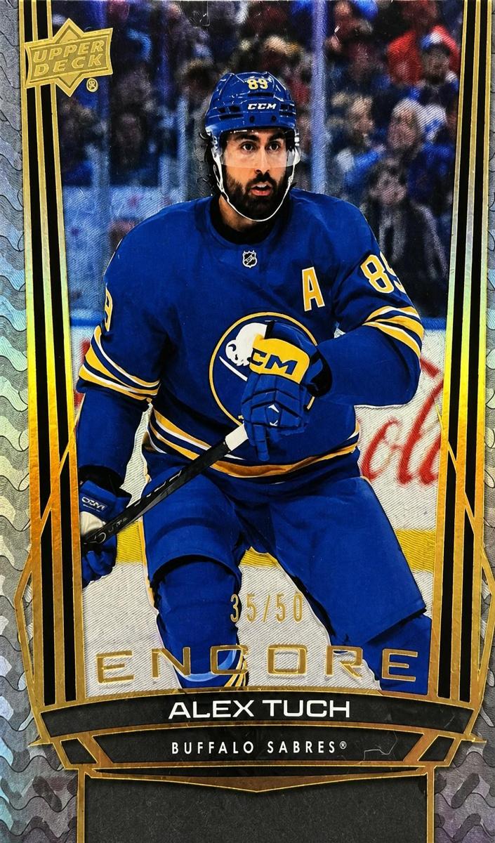 2025 Upper Deck Alex Tuch [Gold] #E-40 card