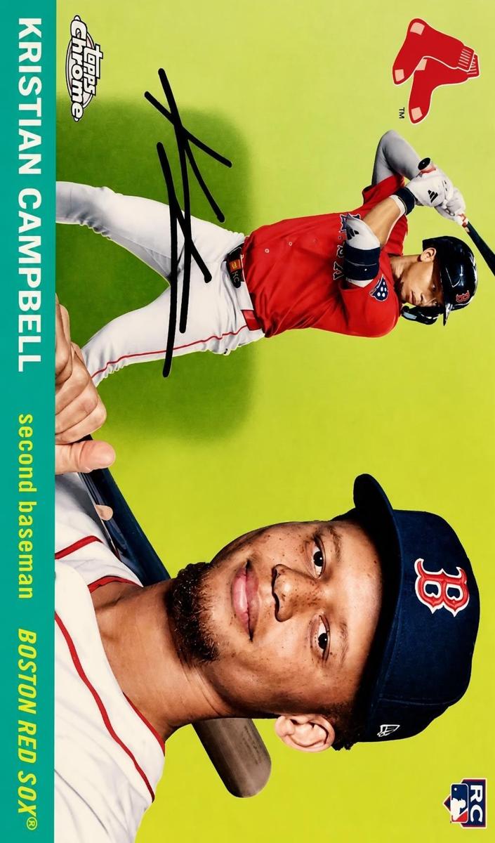 2025 Topps Chrome Platinum Kristian Campbell [Image Variation] #318 card