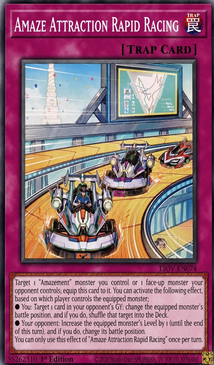 Amaze Attraction Rapid Racing - 2021 Yu-Gi-Oh! Lightning Overdrive