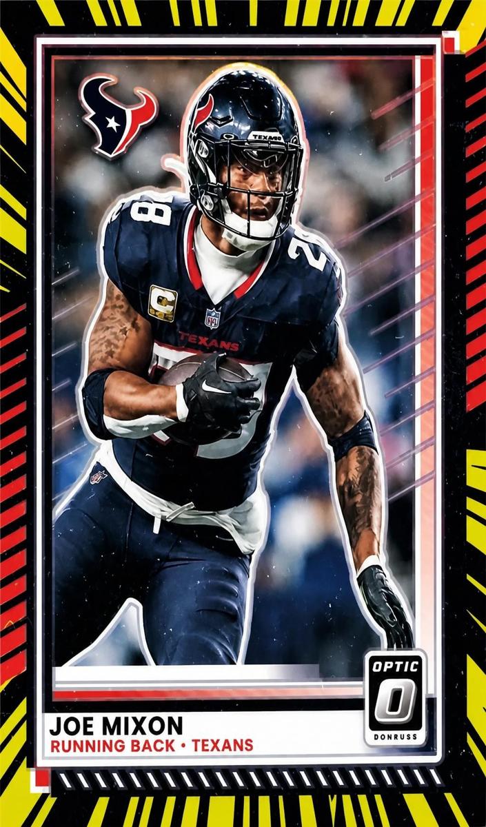 Joe Mixon 2025 Donruss Optic Football card