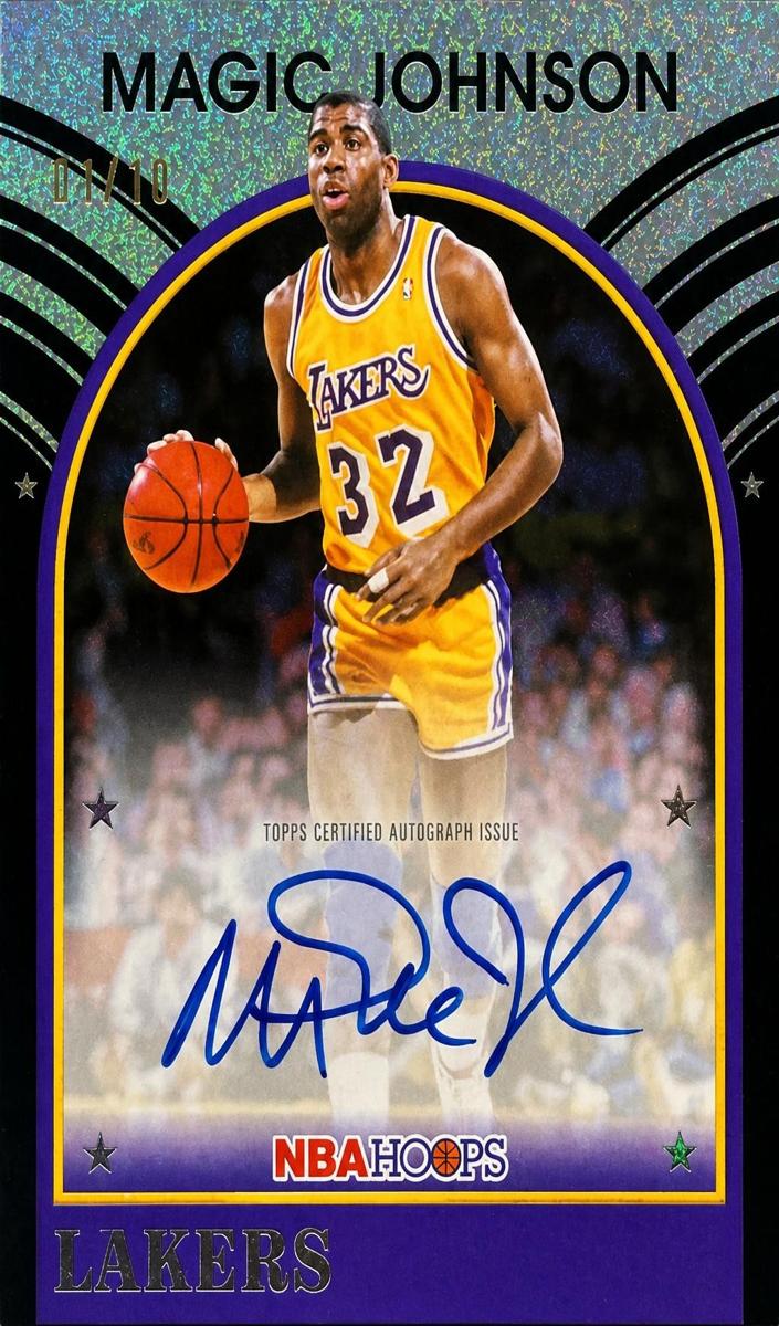 2025 Magic Johnson [Pixel Burst Black] #89S-MJ