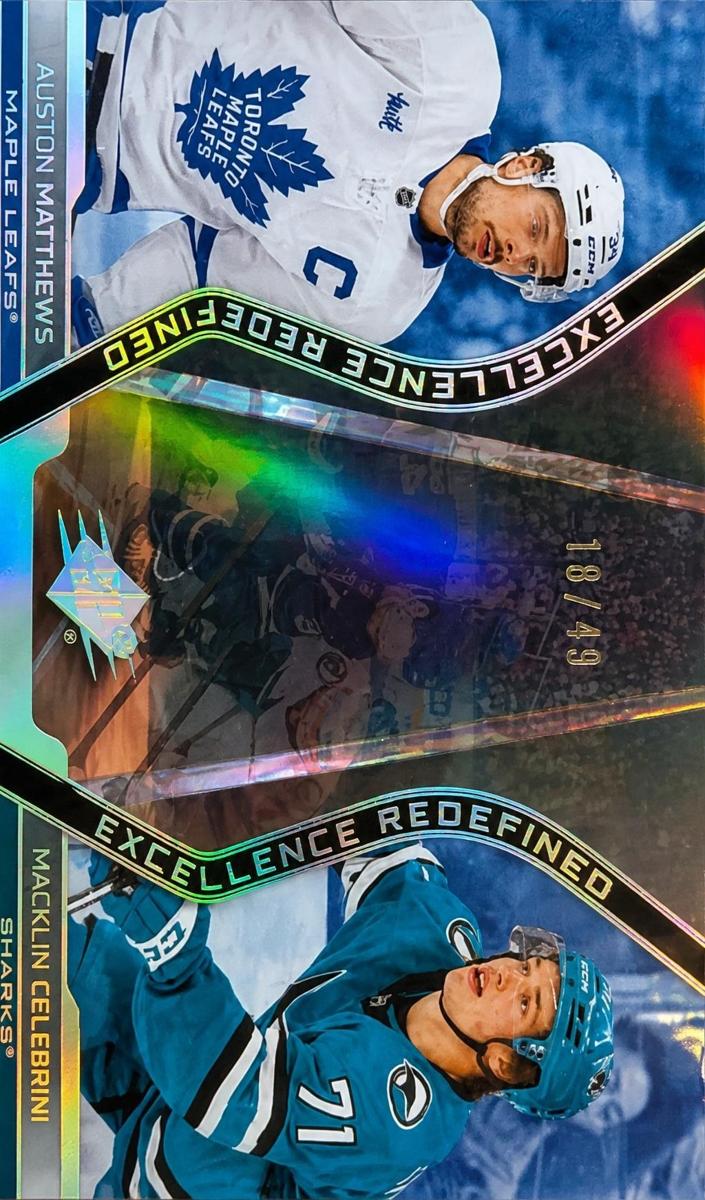 2025 Macklin Celebrini / Auston Matthews [Blue] #EX-1