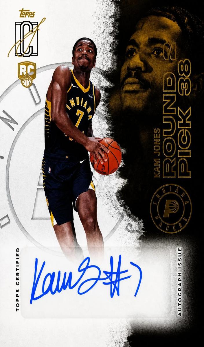 2025 Topps Signature Class Kam Jones #RCA-KJ card