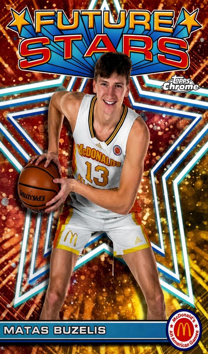 2023 Topps Chrome McDonald's All American Matas Buzelis #FS-2 card