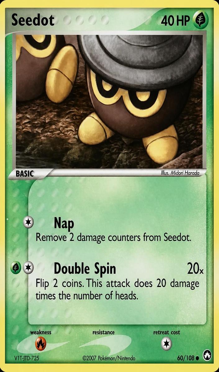 Seedot 2007 Pokemon EX Power Keepers