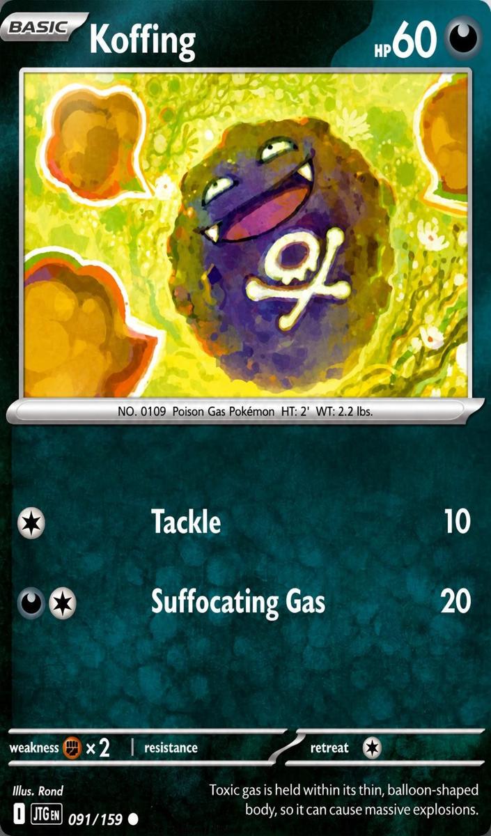 Koffing 2025 Pokemon Scarlet & Violet Journey Together