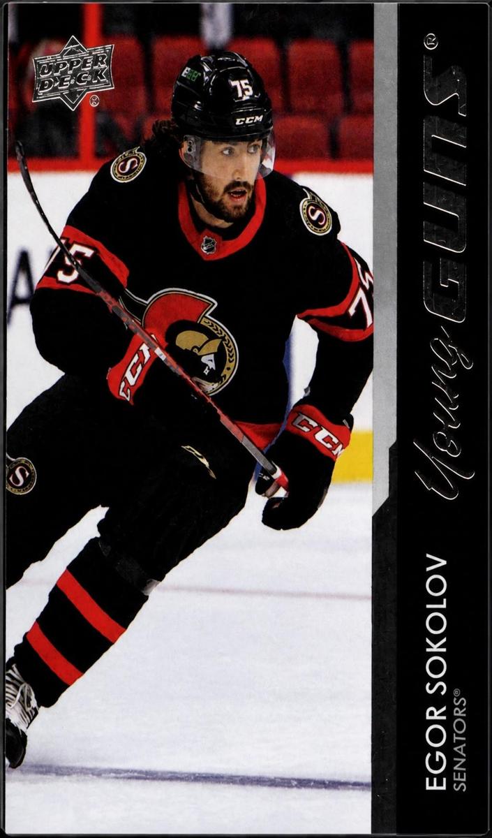 2021 Upper Deck Egor Sokolov #717 card