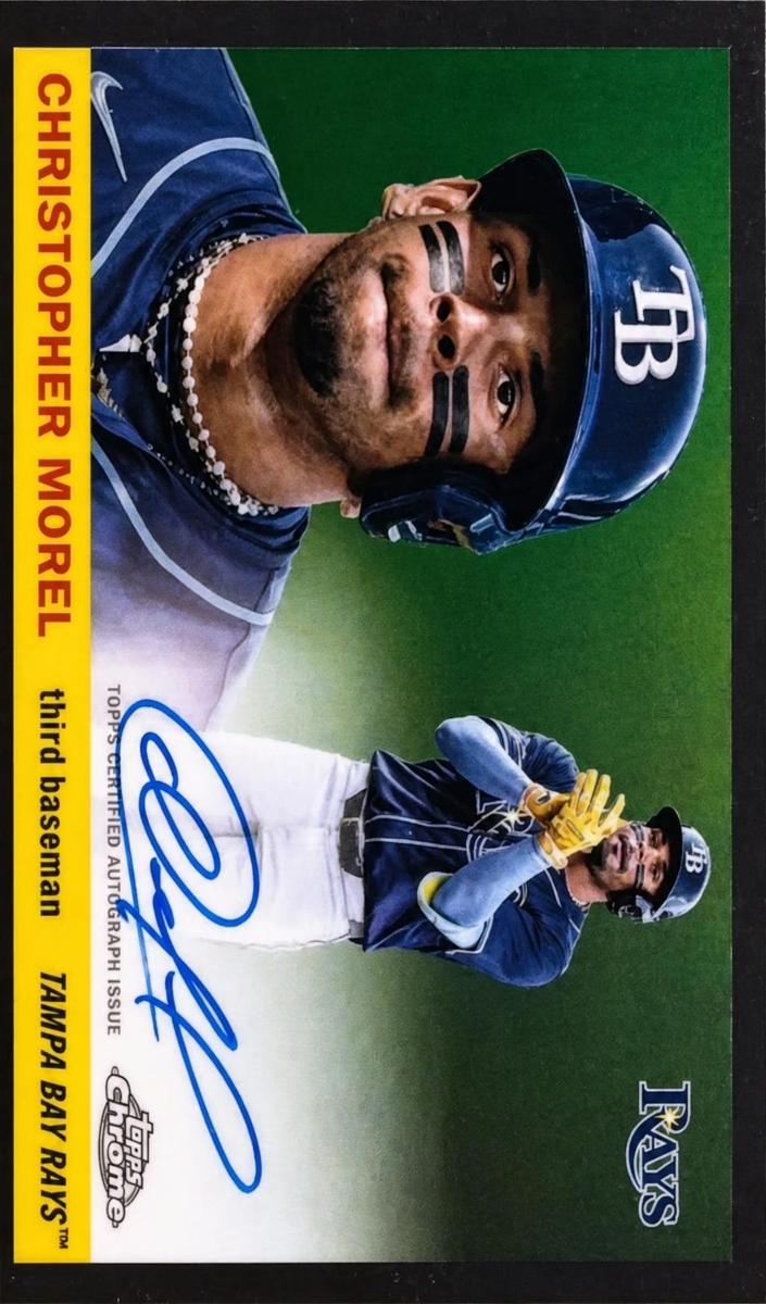 2025 Topps Chrome Platinum Christopher Morel #CPA-CML card