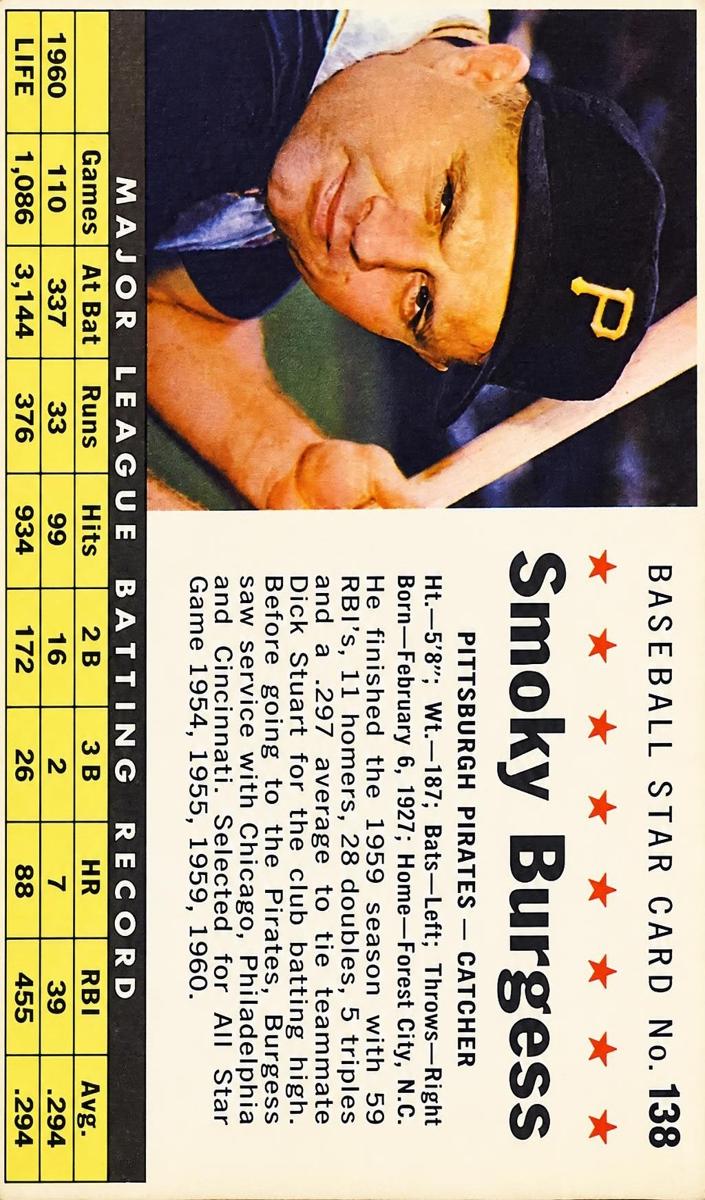 1961 Smoky Burgess [Perforated] #138