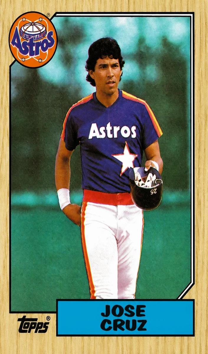 1987 Topps Jose Cruz #670 card