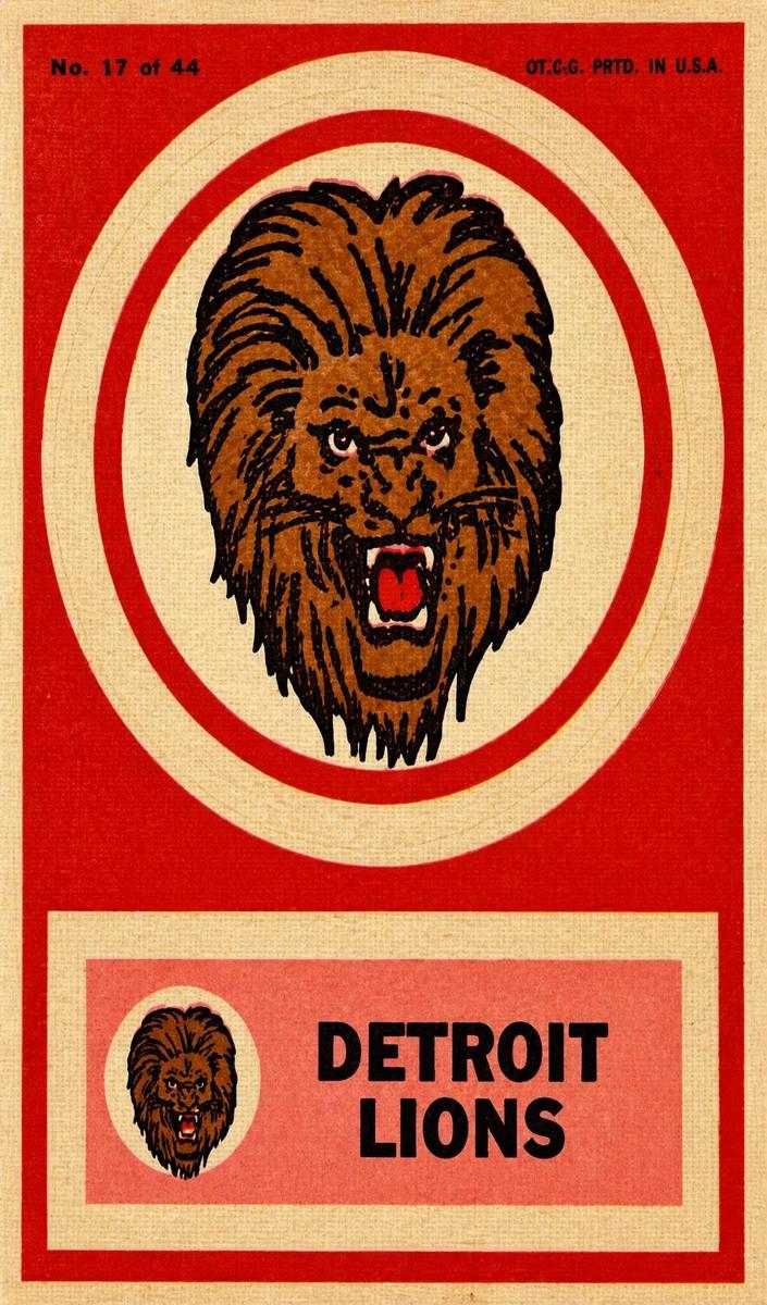 1968 Detroit Lions #17