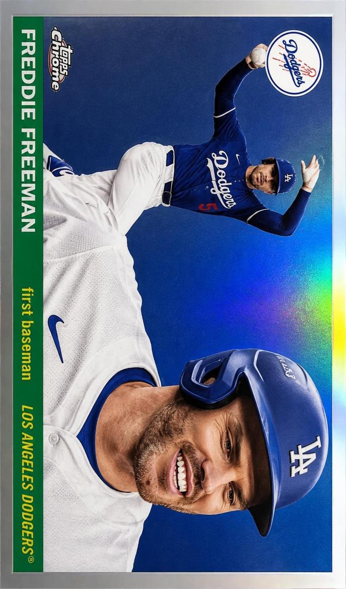 Freddie Freeman 2025 Chrome Platinum card