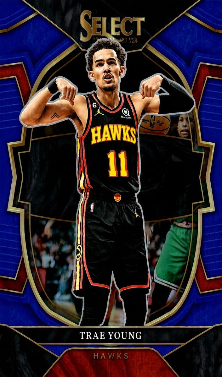 2022 Panini Select Trae Young #66 card