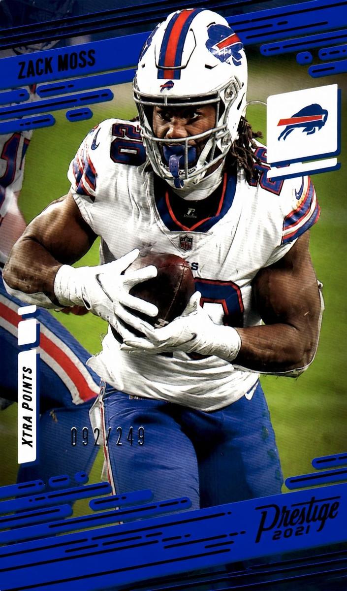 2021 Panini Prestige Zack Moss #17 card