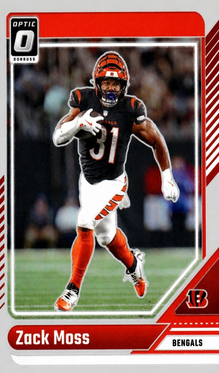 Zack Moss 2024 Donruss Optic Football card
