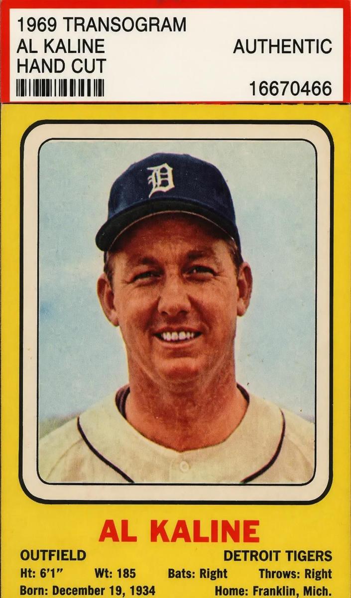 1969 Al Kaline [Hand Cut] #NNO