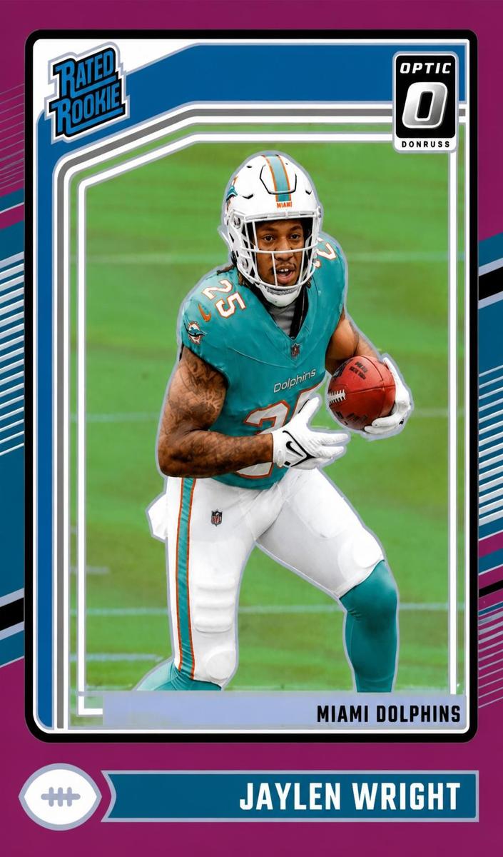 Jaylen Wright 2024 Donruss Optic Football card