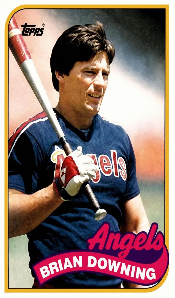 1989 Topps Brian Downing #17 card