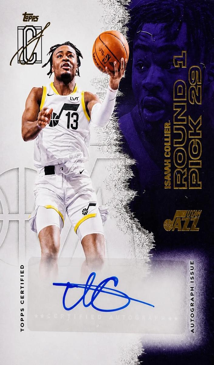 2025 Topps Signature Class Isaiah Collier #VCA-IC card
