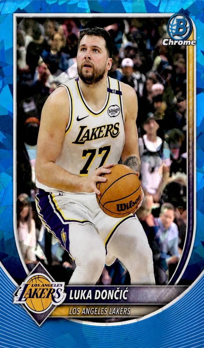 Luka Doncic - 2025 Bowman Chrome Sapphire Basketball