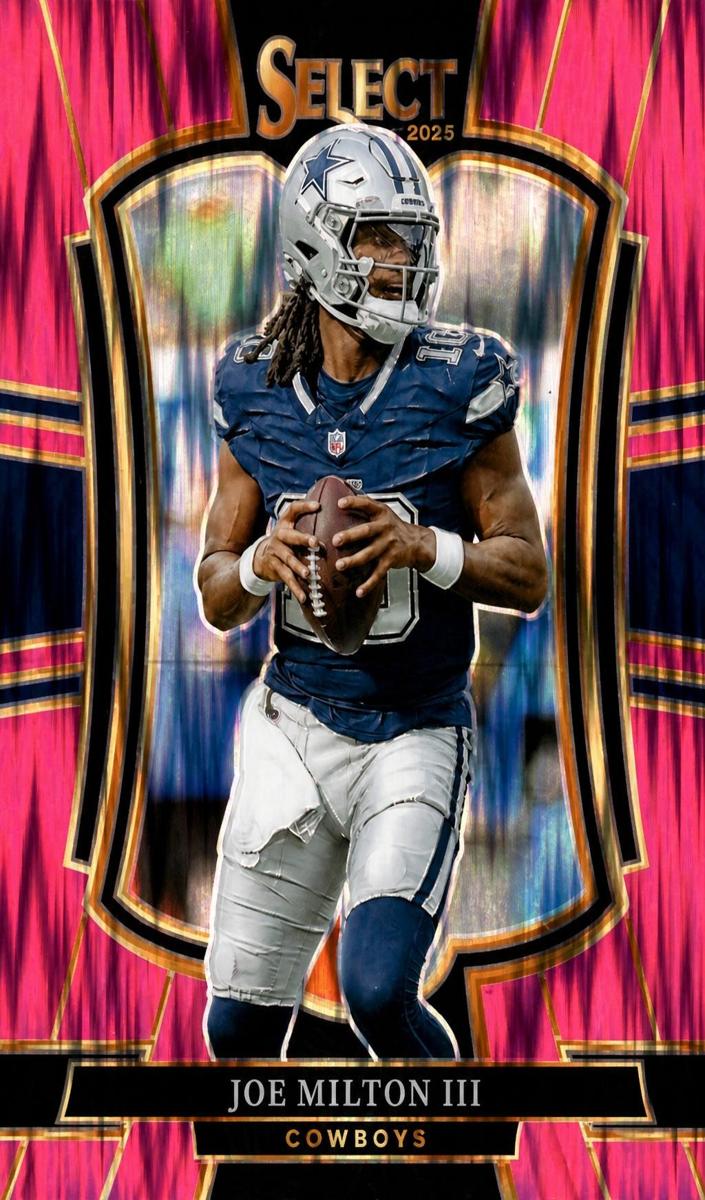Joe Milton III 2025 Select Football card