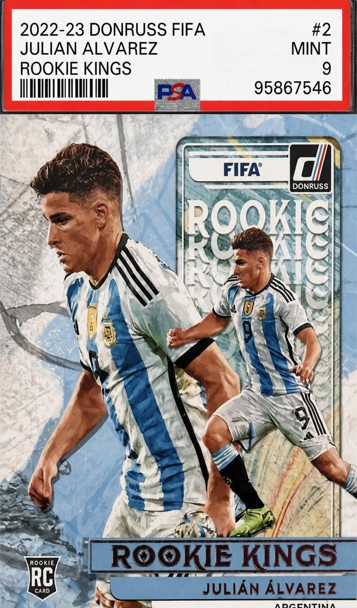 2022 Panini Donruss Julian Alvarez #2 card