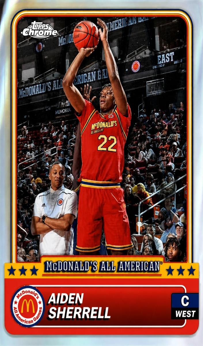 2024 Topps Chrome McDonald's All American Aiden Sherrell #42 card