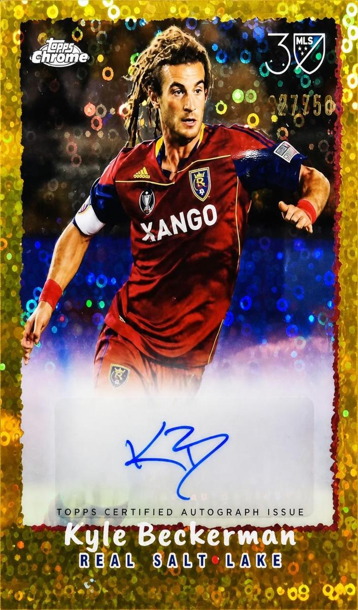 2025 Topps Chrome MLS Kyle Beckerman #NFA-KB card