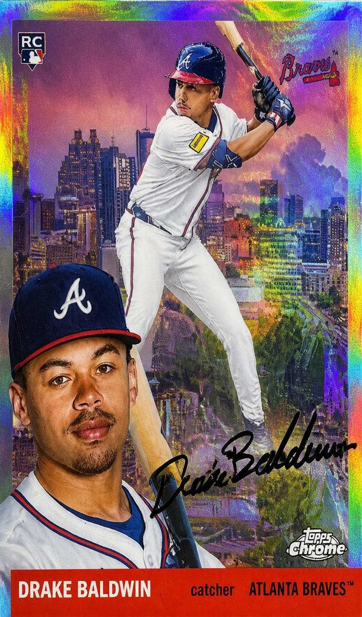 2025 Topps Chrome Platinum 1955 City Variation Drake Baldwin #55CV-39 card