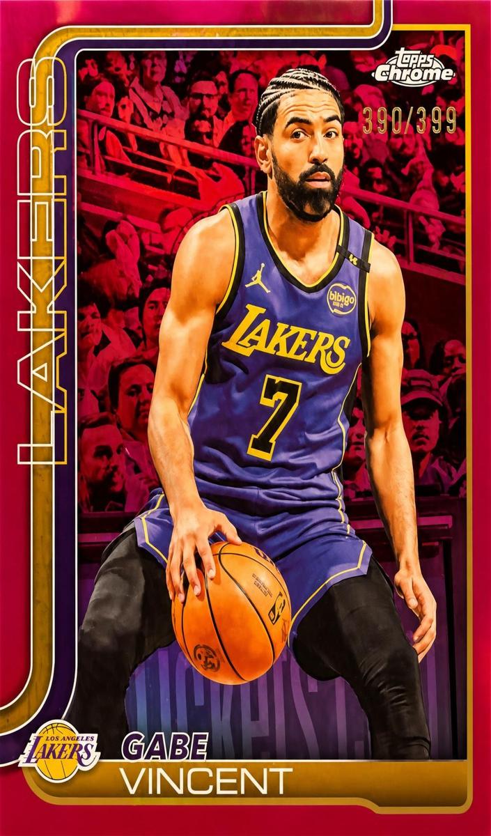 Gabe Vincent 2025-26 Topps Chrome Basketball card