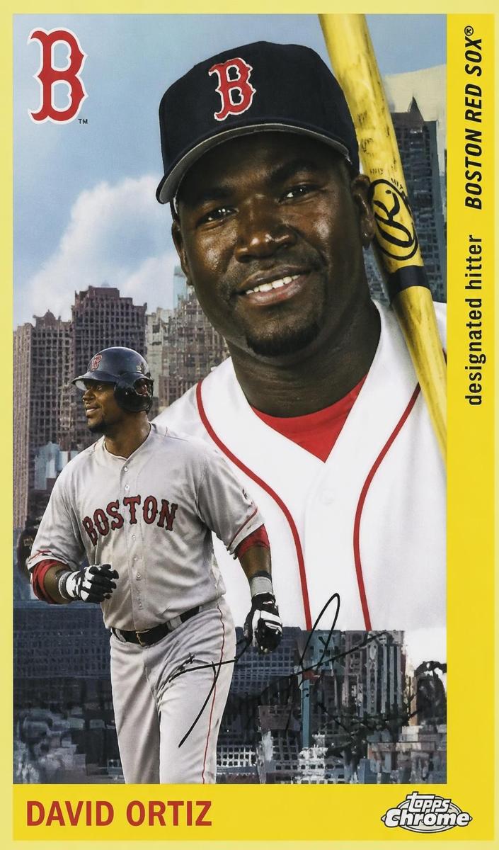2025 Topps Chrome Platinum 1955 City Variation David Ortiz #55CV-14 card