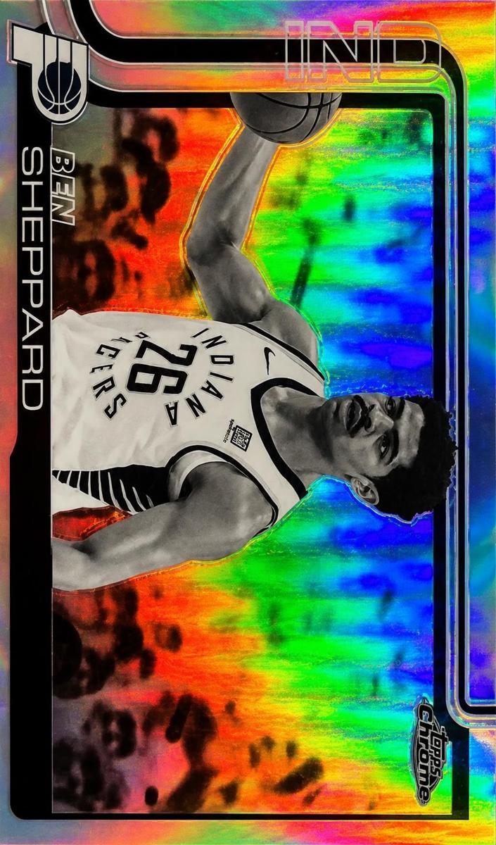 Ben Sheppard 2025-26 Topps Chrome Basketball card