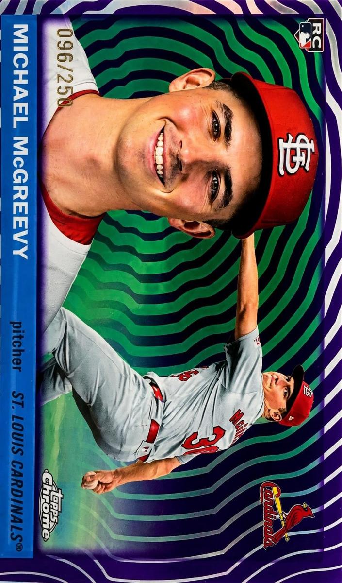 2025 Topps Chrome Platinum Michael McGreevy #290 card