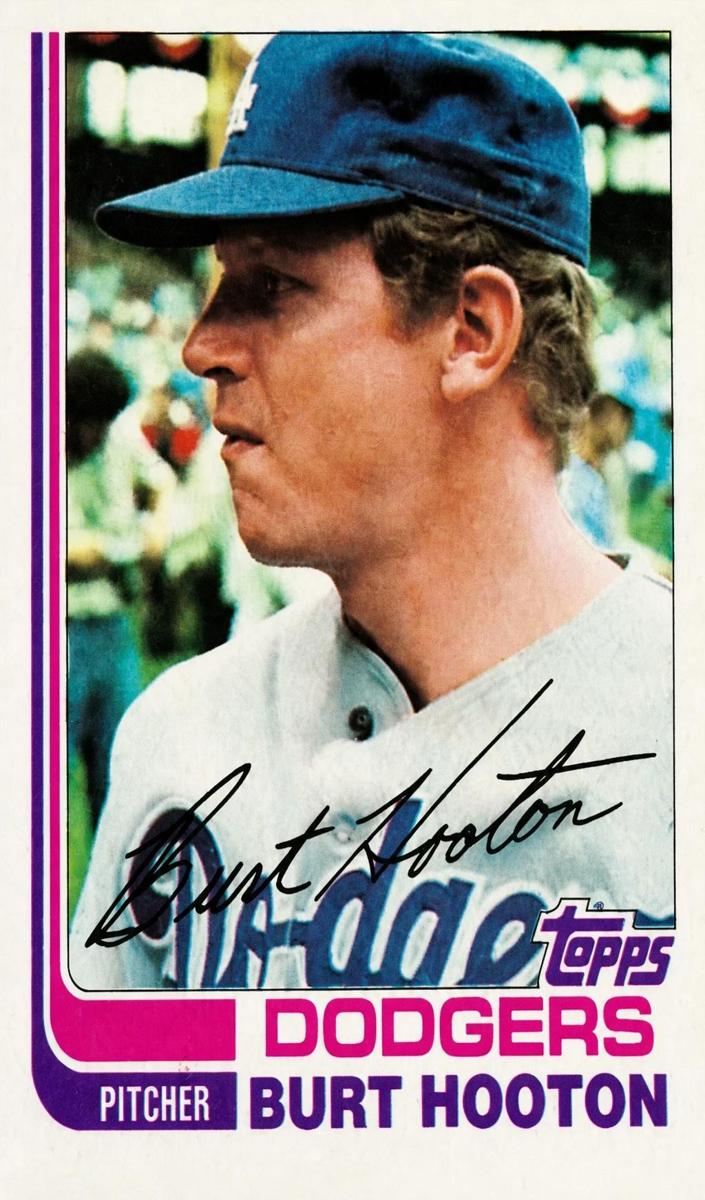 1982 Topps Burt Hooton #315 card
