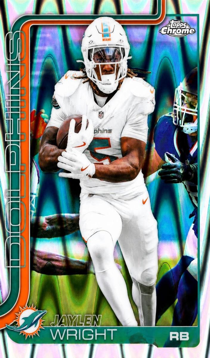 Jaylen Wright 2025 Topps Chrome Football card