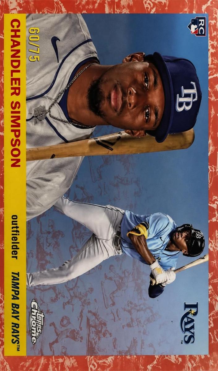 2025 Topps Chrome Platinum Chandler Simpson [Prism] #277 card