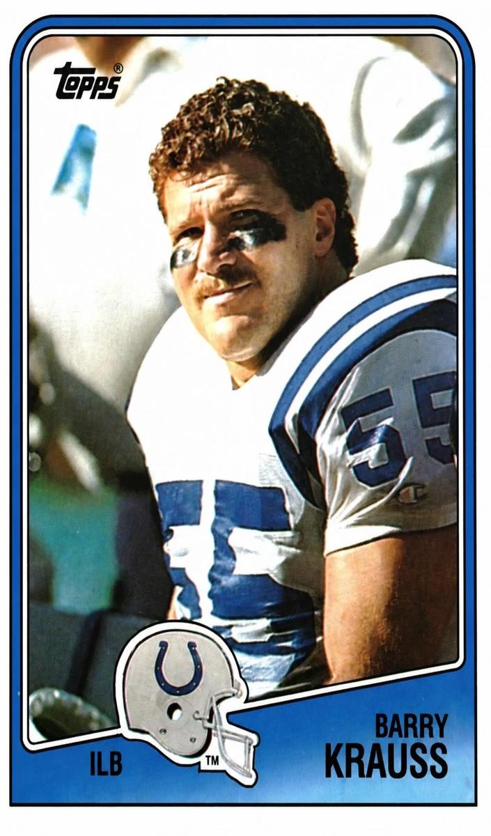 1988 Topps Barry Krauss #127 card
