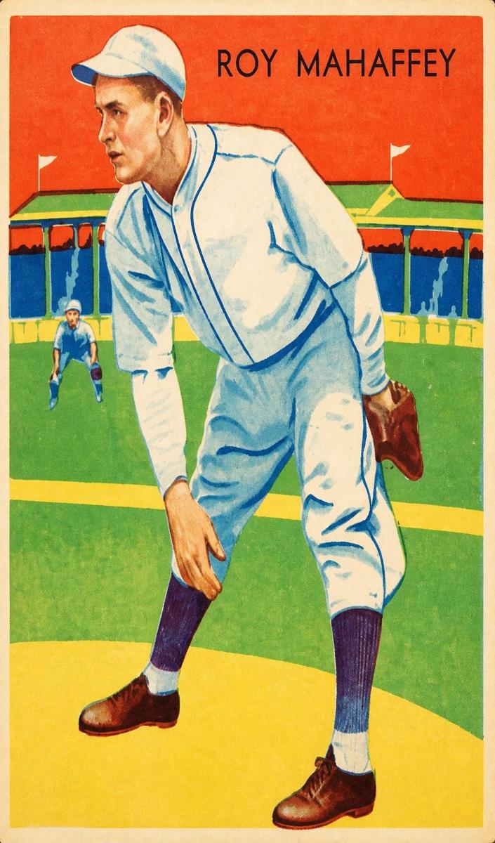 1934 Diamond Stars Roy Mahaffey #10 card