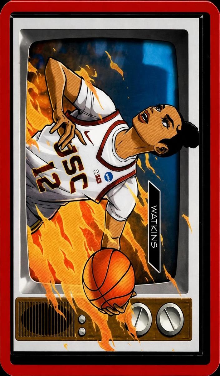2025 Bowman NIL Anime Juju Watkins #NIL-A3 card