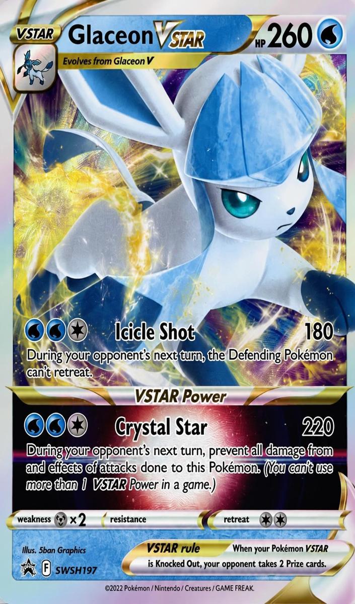 Glaceon VSTAR 2022 Pokemon SWSH Black Star Promo