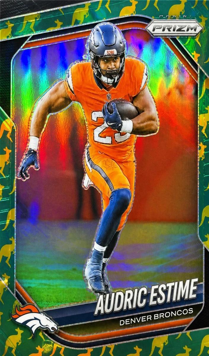 Audric Estime 2025 Prizm Football card